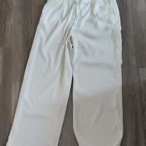Aeropostale Ivory Ribbed Pants